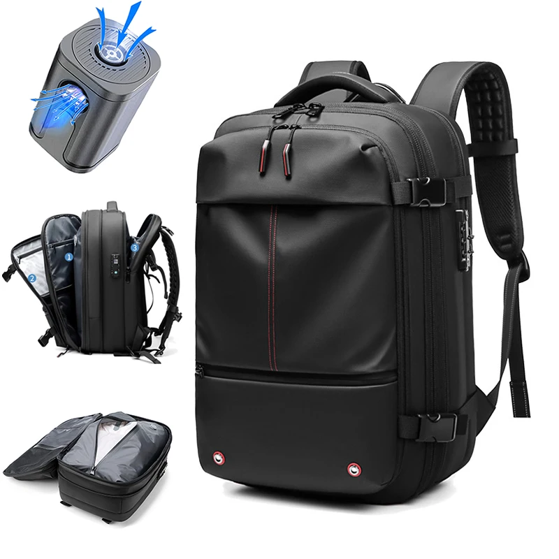 “Expandable with compression Travel Backpack with 17-Inch Laptop Compartment "