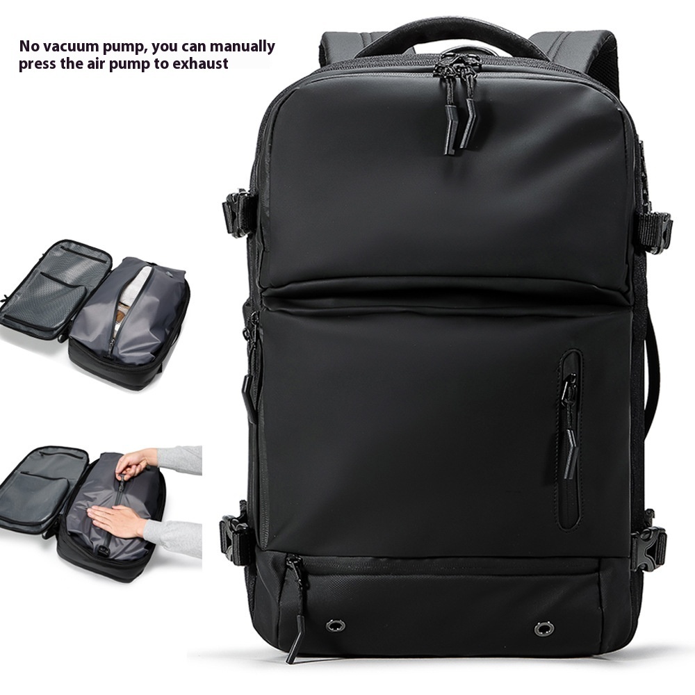 Men Vacuum Compression Multifunctional Laptop & Travel Bag - Image 4