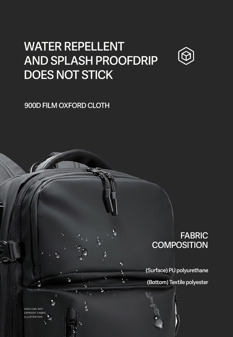 Men Vacuum Compression Multifunctional Laptop & Travel Bag - Image 8