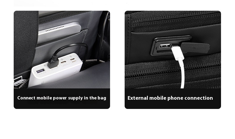 Vacuum Expandable Trolley Backpack Large Capacity Scalable Business Trip - Image 12