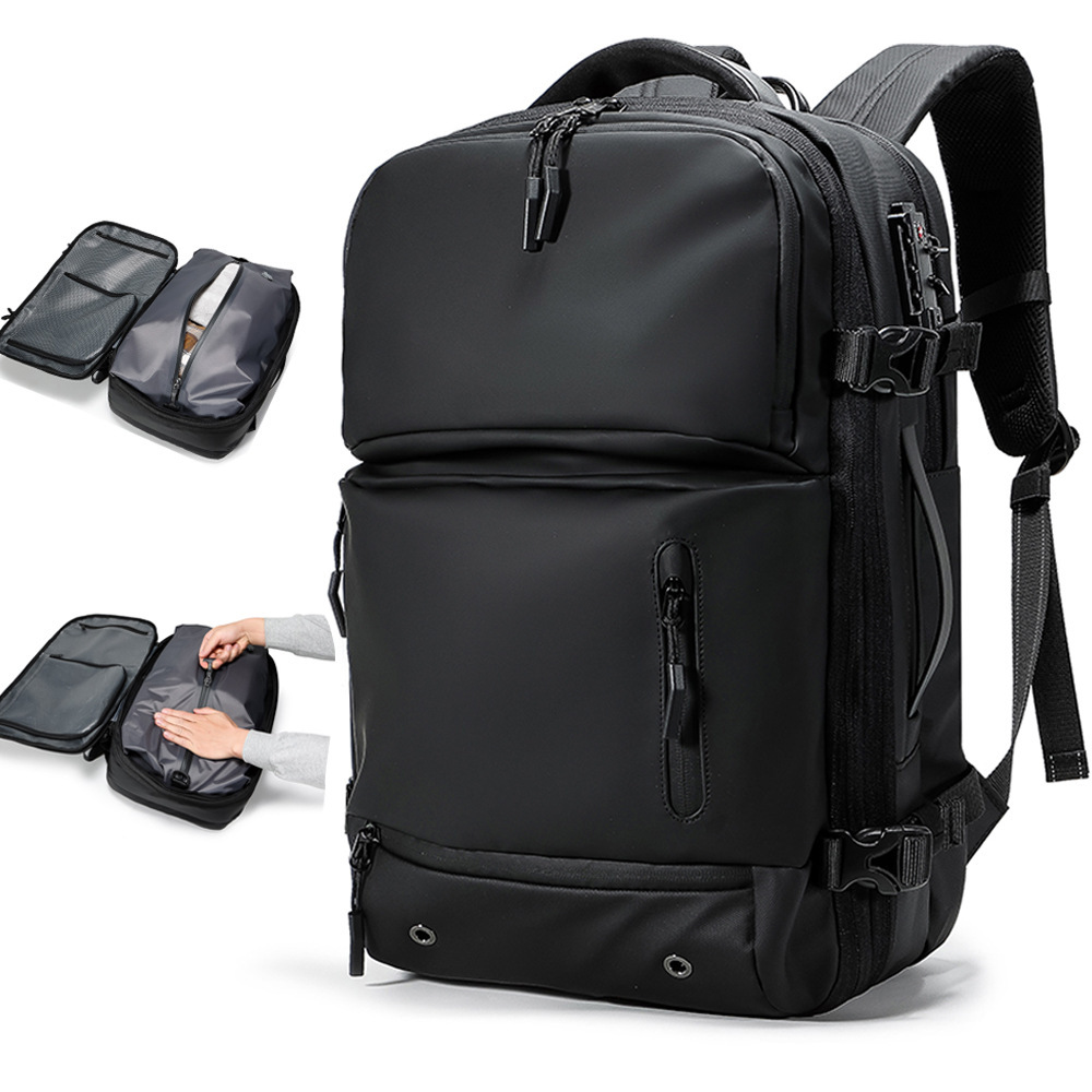 Men Vacuum Compression Multifunctional Laptop & Travel Bag